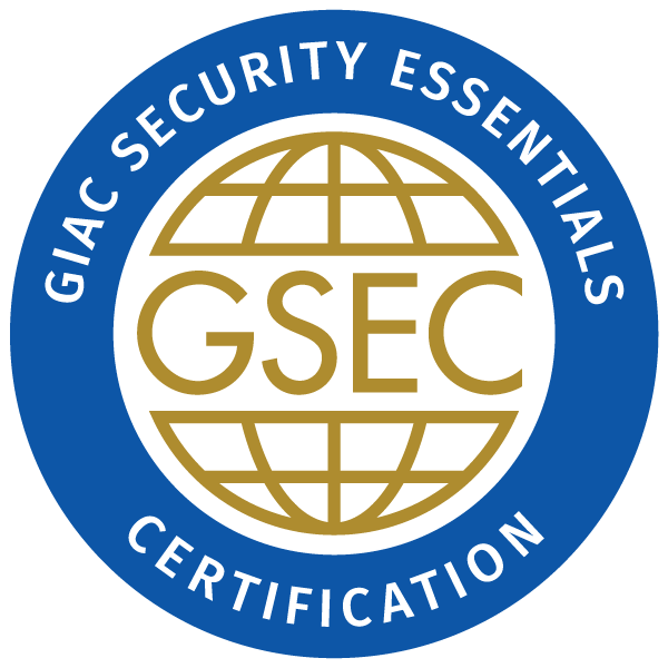 GIAC Security Essentials Certification (GSEC), GIAC